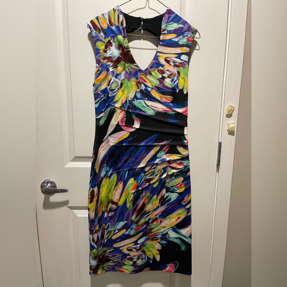 New Joseph Ribkoff Size 10 Multicolor Dress
